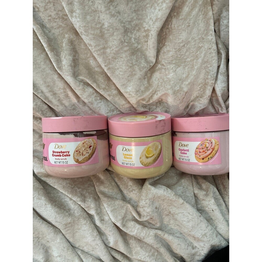 Dovexcrumbl set of 3 body scrubs